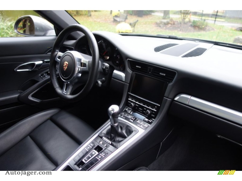 2013 911 Carrera Coupe - Agate Grey Metallic / Black photo #16