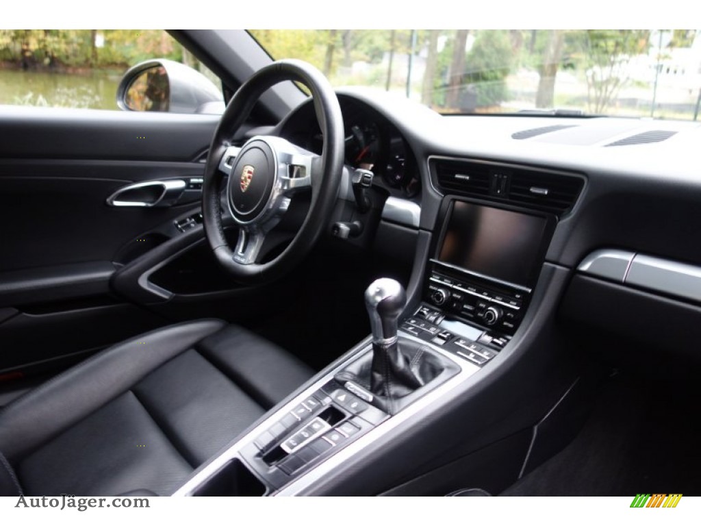 2013 911 Carrera Coupe - Agate Grey Metallic / Black photo #17