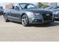 Audi A5 Premium Plus quattro Convertible Monsoon Gray Metallic photo #1