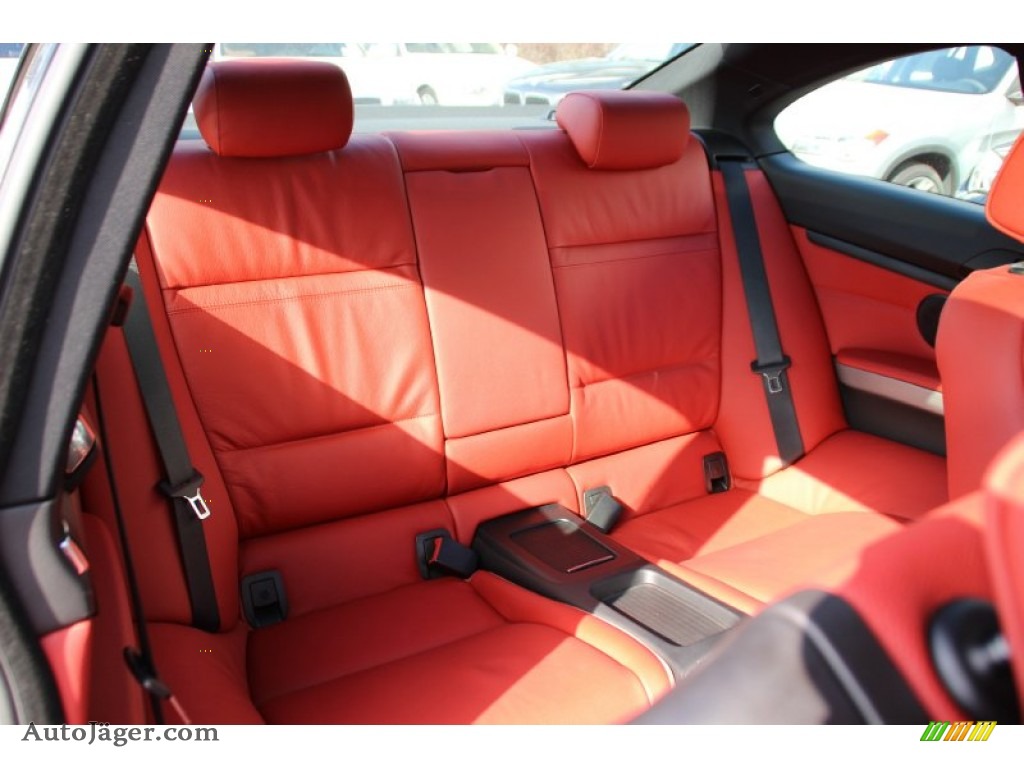 2011 3 Series 328i xDrive Coupe - Alpine White / Coral Red/Black Dakota Leather photo #26