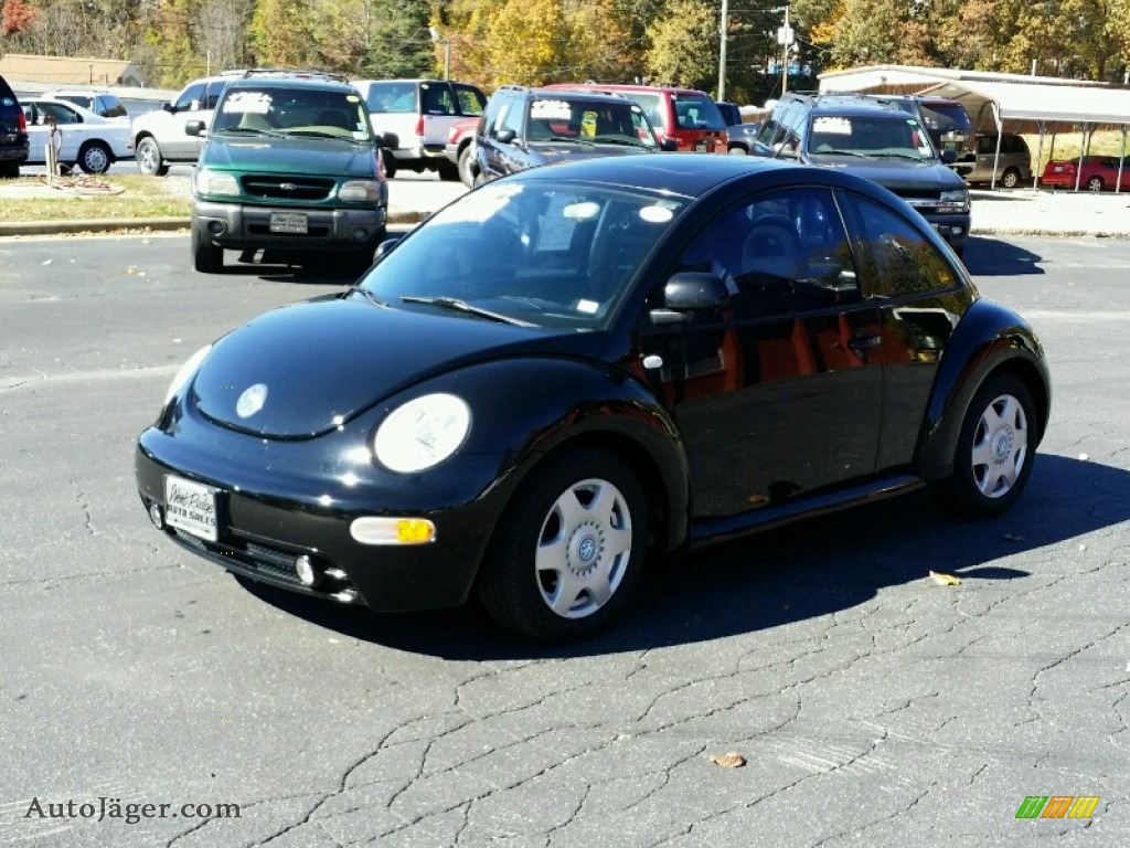 2000 New Beetle GLS Coupe - Black / Grey photo #2