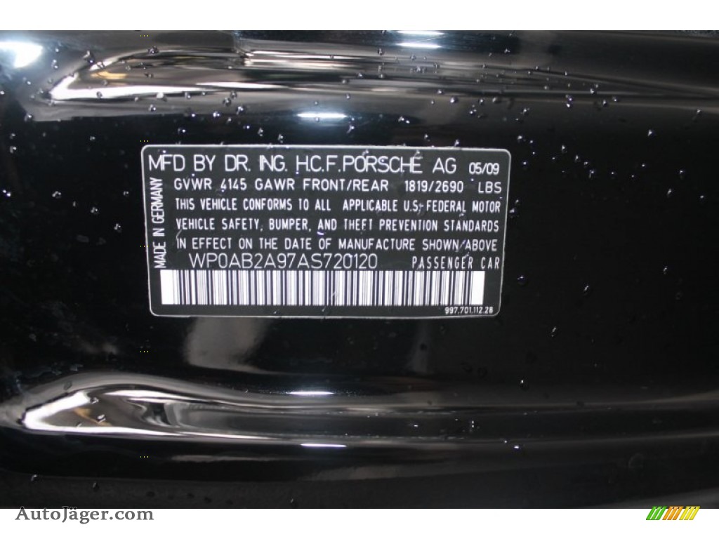 2010 911 Carrera 4S Coupe - Basalt Black Metallic / Black photo #30