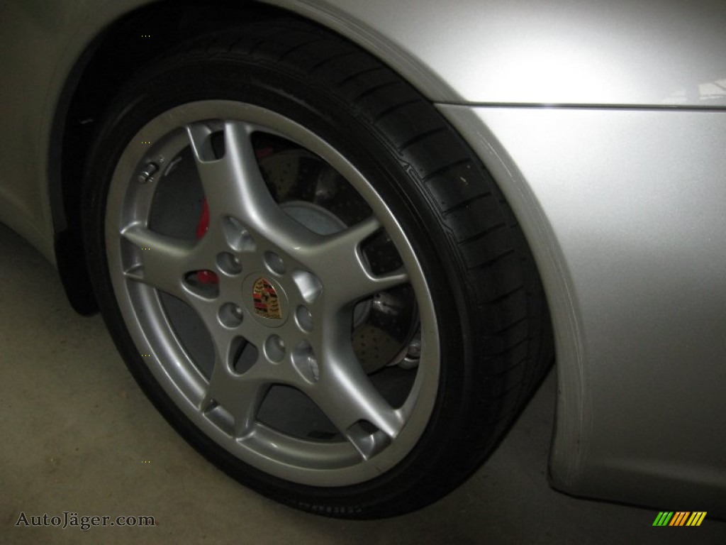 2006 911 Carrera S Cabriolet - Arctic Silver Metallic / Stone Grey photo #14