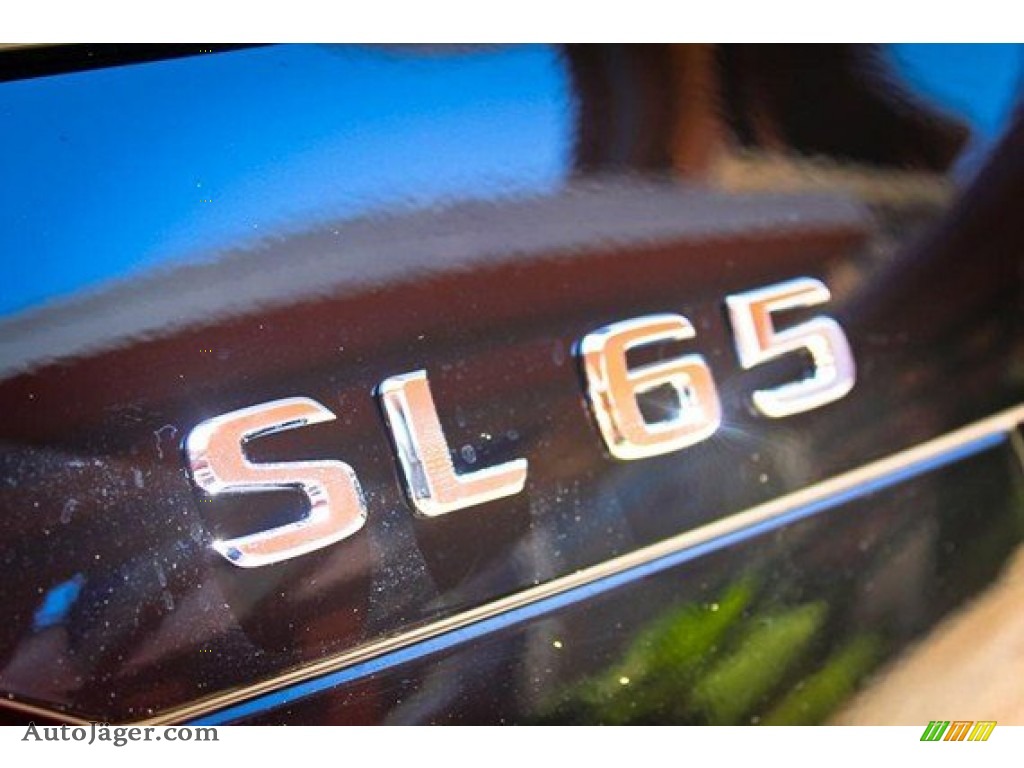 2013 SL 65 AMG Roadster - Black / AMG Beige/Brown photo #37