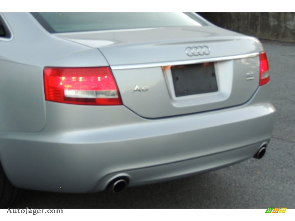 2008 A6 3.2 quattro Sedan - Light Silver Metallic / Black photo #39